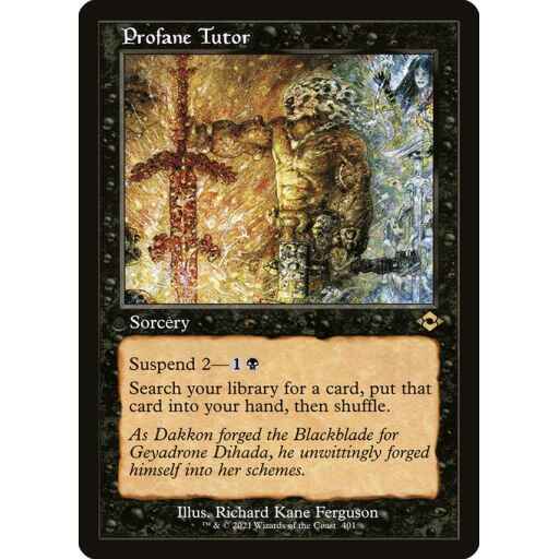Modern Horizons 2 - 401 - Profane Tutor - Rare - B - Non-foil