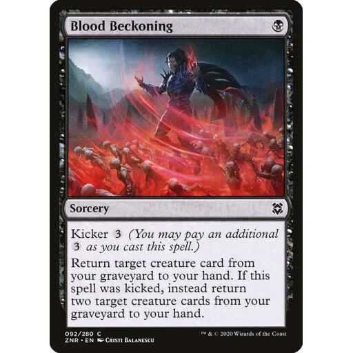 Zendikar Rising - 92 - Blood Beckoning - Common - B - Non-foil