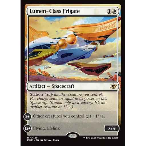 Edge of Eternities - 25 - Lumen-Class Frigate - Rare - W - Non-foil