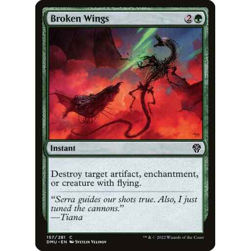 Dominaria United - 157 - Broken Wings - Common - G - Non-foil