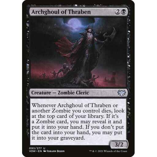 Innistrad: Crimson Vow - 93 - Archghoul of Thraben - Uncommon - B - Non-foil