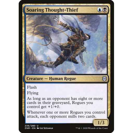 Zendikar Rising - 236 - Soaring Thought-Thief - Uncommon - UB - Non-foil