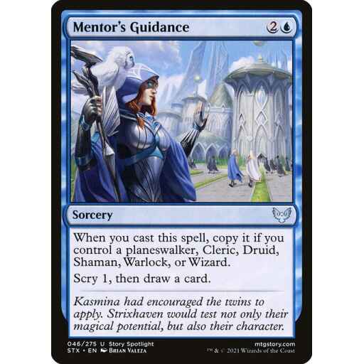 Strixhaven: School of Mages - 46 - Mentor's Guidance - Uncommon - U - Non-foil