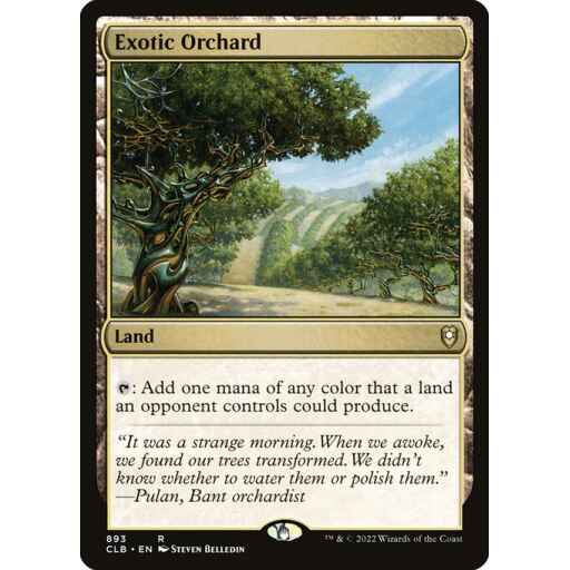 Commander Legends: Battle for Baldur's Gate - 893 - Exotic Orchard - Rare - C - Non-foil
