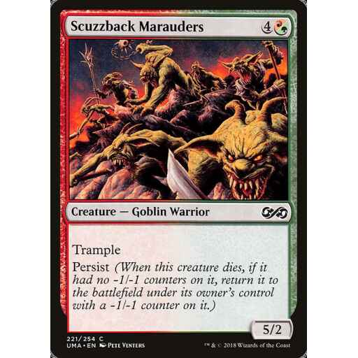 Ultimate Masters - 221 - Scuzzback Marauders - Common - RG - Non-foil