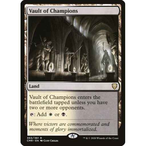 Commander Legends - 360 - Vault of Champions - Rare - C - Non-foil