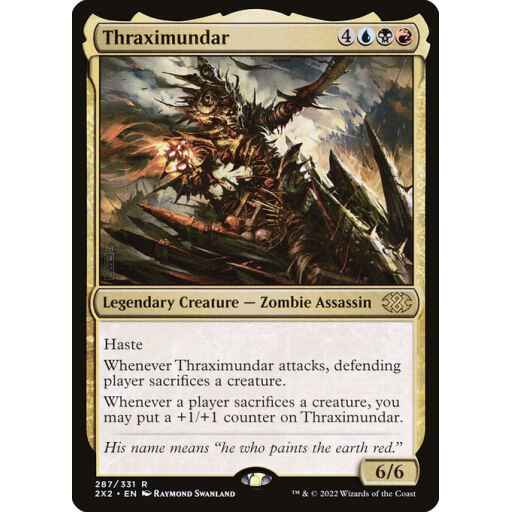 Double Masters 2022 - 287 - Thraximundar - Rare - Multi - Non-foil