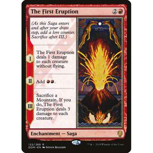 Dominaria - 122 - The First Eruption - Rare - R - Non-foil