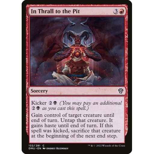 Dominaria United - 132 - In Thrall to the Pit - Common - R - Non-foil