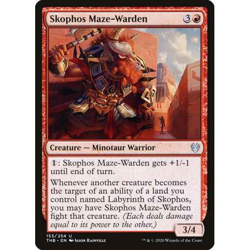 Theros Beyond Death - 153 - Skophos Maze-Warden - Uncommon - R - Non-foil