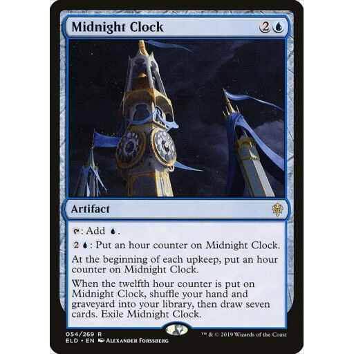 Throne of Eldraine - 54 - Midnight Clock - Rare - U - Non-foil