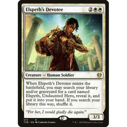 Theros Beyond Death - 272 - Elspeth's Devotee - Rare - W - Non-foil