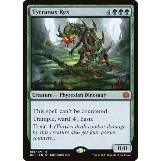 Phyrexia: All Will Be One - 189 - Tyrranax Rex - Mythic - G - Non-foil