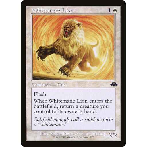 Dominaria Remastered - 277 - Whitemane Lion - Common - W - Non-foil