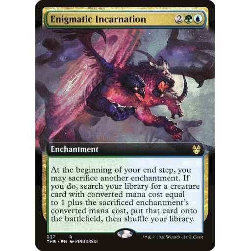 Theros Beyond Death - 337 - Enigmatic Incarnation - Rare - UG - Non-foil