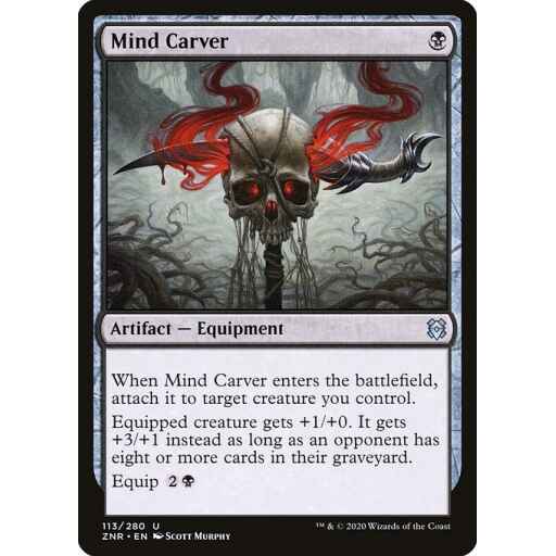 Zendikar Rising - 113 - Mind Carver - Uncommon - B - Non-foil