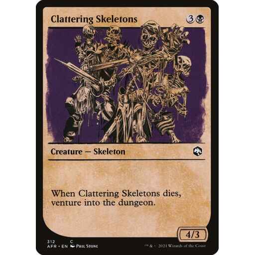 Adventures in the Forgotten Realms - 312 - Clattering Skeletons - Common - B - Non-foil
