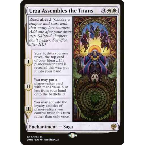 Dominaria United - 37 - Urza Assembles the Titans - Rare - W - Non-foil