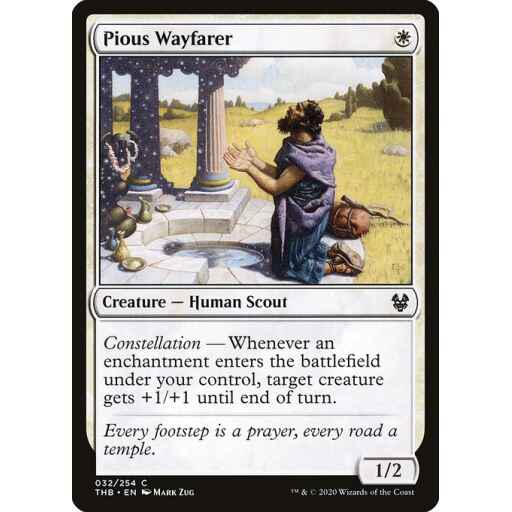 Theros Beyond Death - 32 - Pious Wayfarer - Common - W - Non-foil