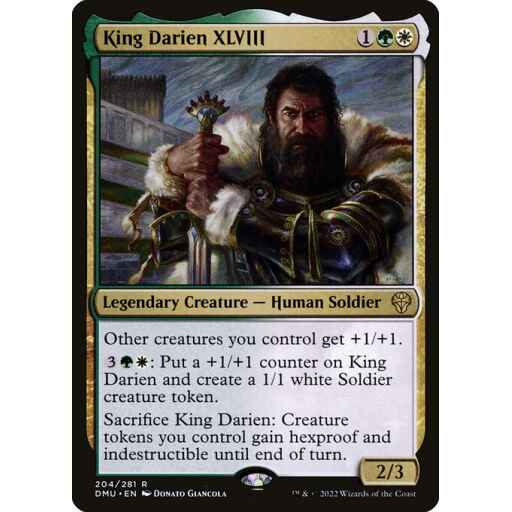 Dominaria United - 204 - King Darien XLVIII - Rare - WG - Non-foil