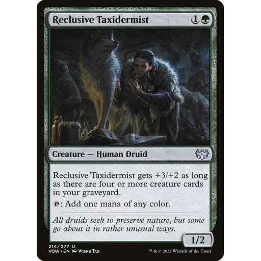 Innistrad: Crimson Vow - 214 - Reclusive Taxidermist - Uncommon - G - Non-foil