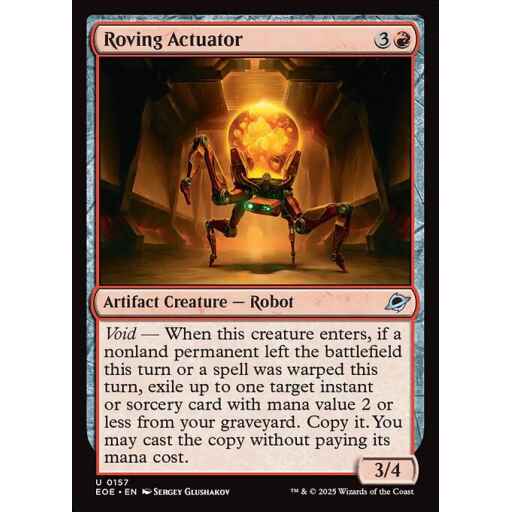 Edge of Eternities - 157 - Roving Actuator - Uncommon - R - Foil