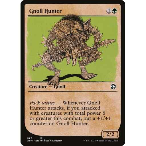Adventures in the Forgotten Realms - 326 - Gnoll Hunter - Common - G - Non-foil
