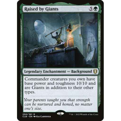 Commander Legends: Battle for Baldur's Gate - 250 - Raised by Giants - Rare - G - Non-foil