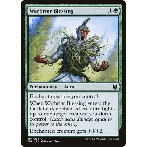 Theros Beyond Death - 204 - Warbriar Blessing - Common - G - Non-foil