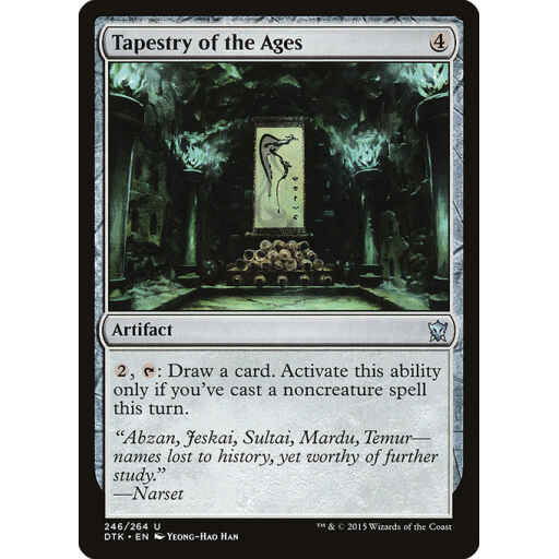 Dragons of Tarkir - 246 - Tapestry of the Ages - Uncommon - C - Non-foil
