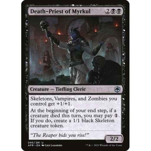 Adventures in the Forgotten Realms - 95 - Death-Priest of Myrkul - Uncommon - B - Non-foil
