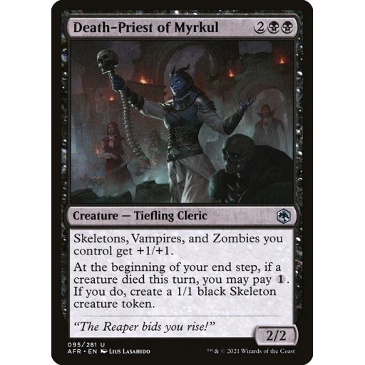 Adventures in the Forgotten Realms - 95 - Death-Priest of Myrkul - Uncommon - B - Non-foil
