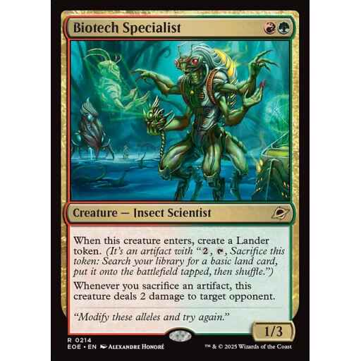 Edge of Eternities - 214 - Biotech Specialist - Rare - RG - Non-foil