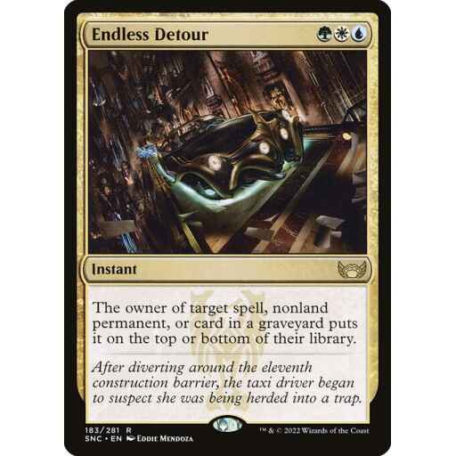 Streets of New Capenna - 183 - Endless Detour - Rare - Multi - Non-foil