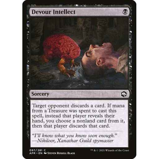 Adventures in the Forgotten Realms - 97 - Devour Intellect - Common - B - Non-foil