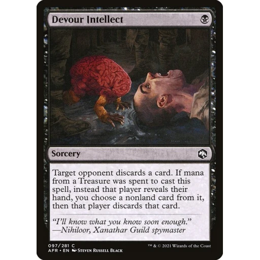 Adventures in the Forgotten Realms - 97 - Devour Intellect - Common - B - Non-foil