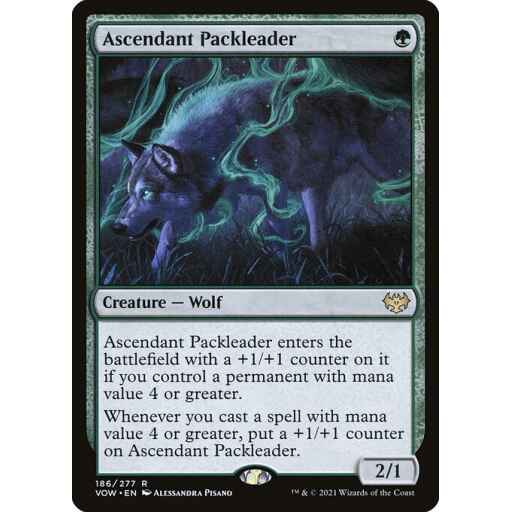 Innistrad: Crimson Vow - 186 - Ascendant Packleader - Rare - G - Non-foil
