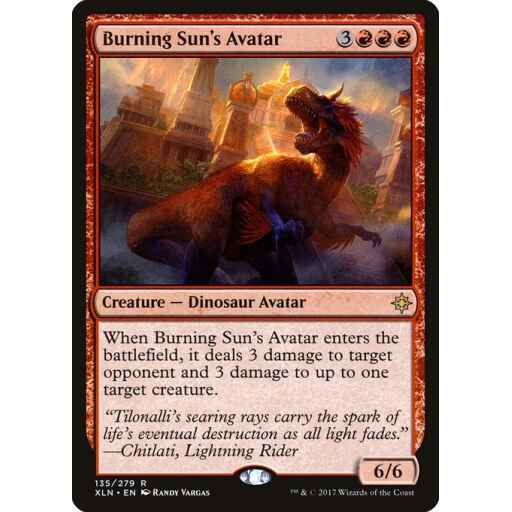 Ixalan - 135 - Burning Sun's Avatar - Rare - R - Non-foil