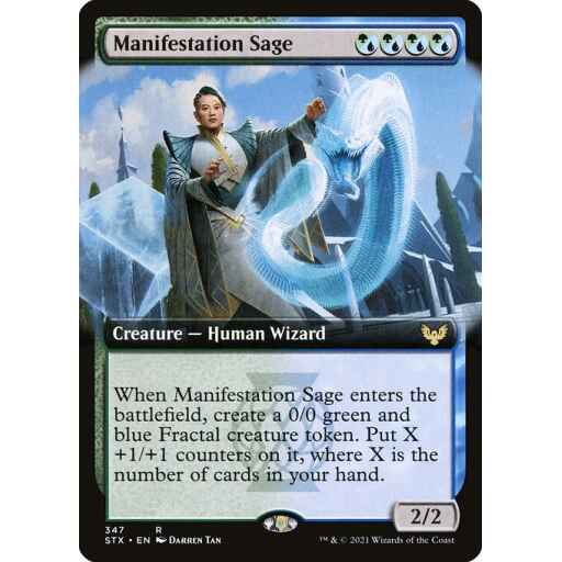Strixhaven: School of Mages - 347 - Manifestation Sage - Rare - UG - Non-foil