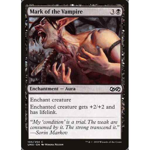 Ultimate Masters - 105 - Mark of the Vampire - Common - B - Non-foil