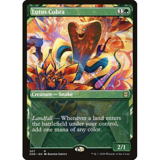 Zendikar Rising - 307 - Lotus Cobra - Rare - G - Non-foil
