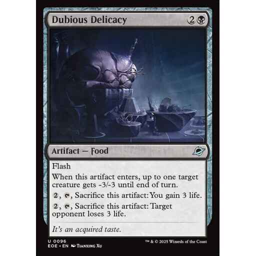 Edge of Eternities - 96 - Dubious Delicacy - Uncommon - B - Non-foil