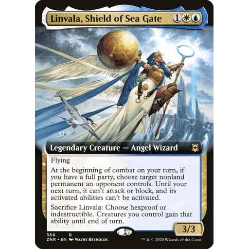 Zendikar Rising - 368 - Linvala, Shield of Sea Gate - Rare - WU - Foil