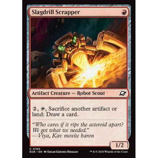 Edge of Eternities - 160 - Slagdrill Scrapper - Common - R - Foil