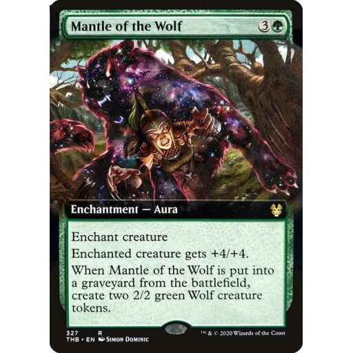 Theros Beyond Death - 327 - Mantle of the Wolf - Rare - G - Non-foil