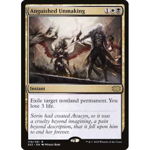 Double Masters 2022 - 170 - Anguished Unmaking - Rare - WB - Non-foil