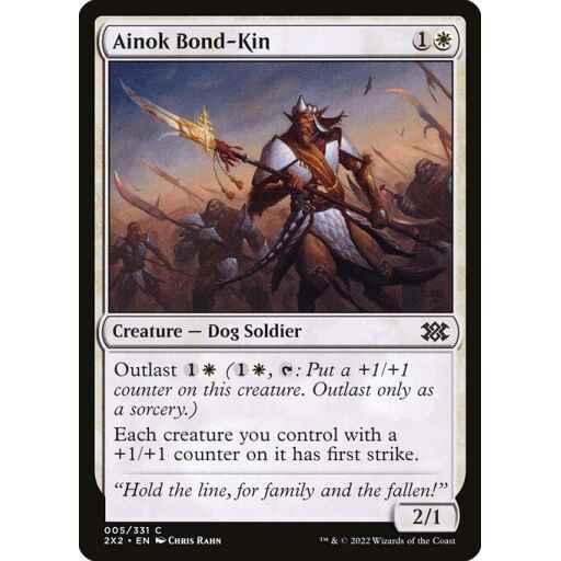 Double Masters 2022 - 5 - Ainok Bond-Kin - Common - W - Non-foil