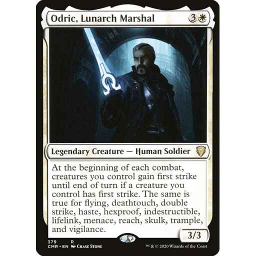 Commander Legends - 379 - Odric, Lunarch Marshal - Rare - W - Non-foil