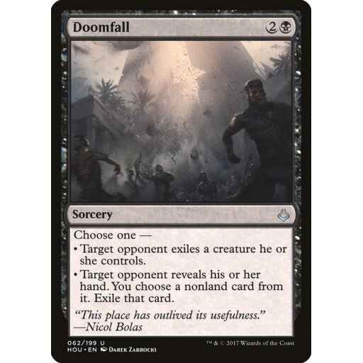 Hour of Devastation - 62 - Doomfall - Uncommon - B - Non-foil