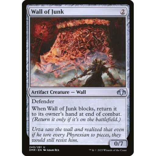 Dominaria Remastered - 240 - Wall of Junk - Uncommon - C - Non-foil